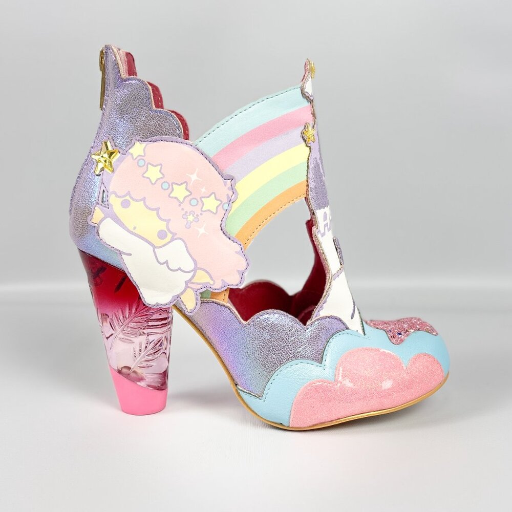 Irregular Choice x Sanrio Smiling Down At You Little Twin Stars Heels – Size 40